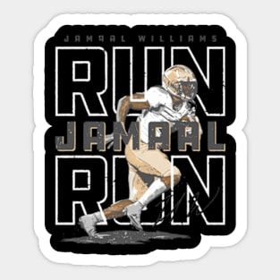 Jamaal Williams New Orleans Run Jamaal Run Sticker